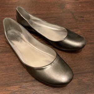 Silver flats never worn